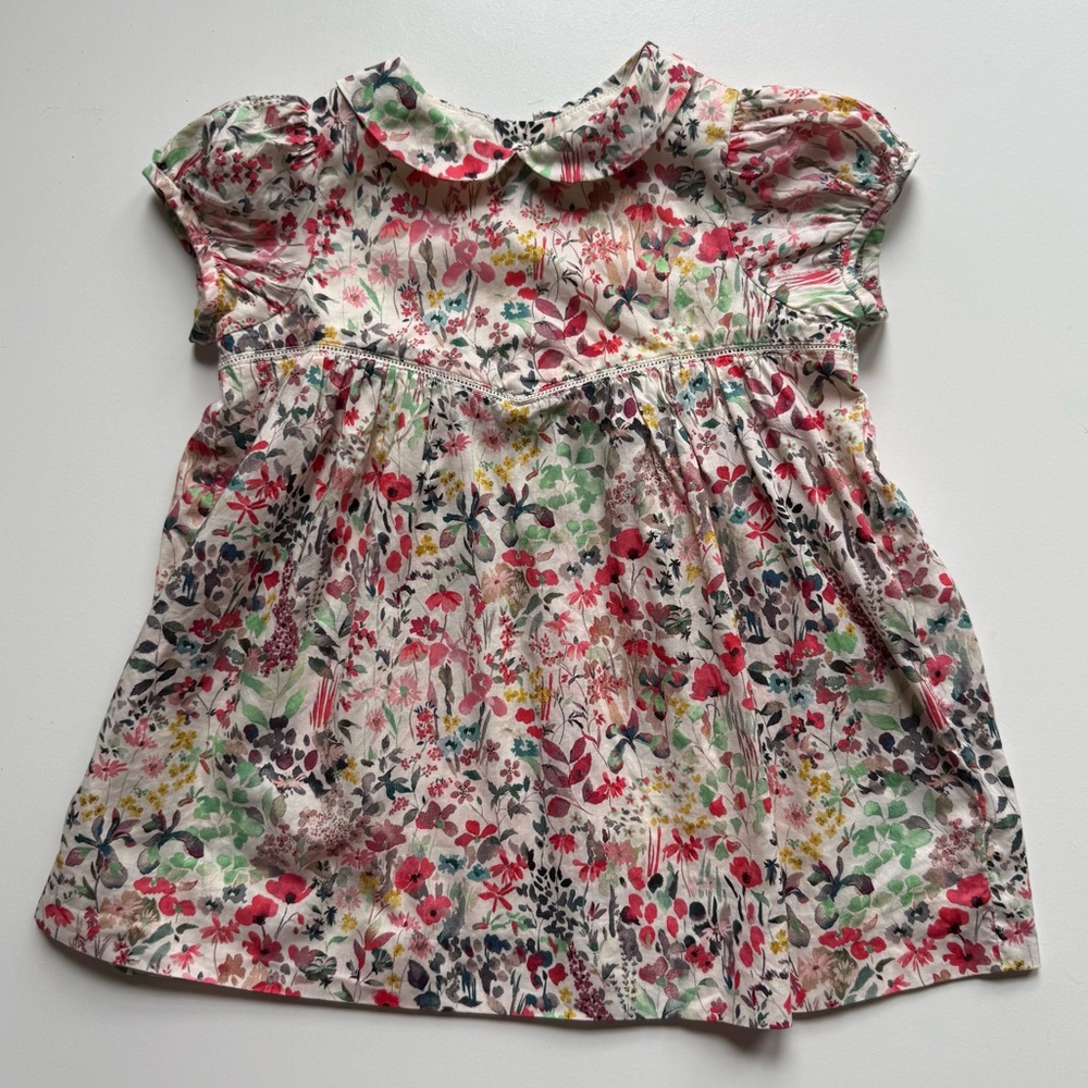 Bonpoint Baby Girls Liberty Exclusive Bio Naylis Dress - Red - Size 6M